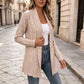 Damen lässiger zweireihiger Strickcardigan