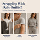 Damen lässiges zweiteiliges Set aus Oberteil und Hose