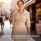 Elegantes Etuikleid mit Reverskragen und Taschen