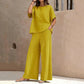 Weites Oberteil & Weite Hose Set für Damen