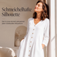 Legeres Damen-Kleid mit V-Ausschnitt und Taschen
