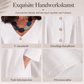 Legeres Damen-Kleid mit V-Ausschnitt und Taschen