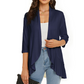 Damen-Cardigan mit 3/4-Ärmeln und offenem Vorderteil