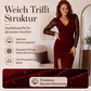 Glitzerndes Bodycon-Kleid für Damen mit Netzärmeln