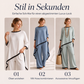 Zweiteiler für Damen: Lässige Tunika und Hose mit weitem Bein