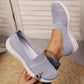 Damen atmungsaktive Mesh-Slip-On-Walking-Schuhe
