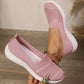 Damen atmungsaktive Mesh-Slip-On-Walking-Schuhe