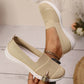 Damen atmungsaktive Mesh-Slip-On-Walking-Schuhe