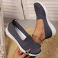 Damen atmungsaktive Mesh-Slip-On-Walking-Schuhe