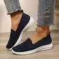 Damen atmungsaktive Mesh-Slip-On-Walking-Schuhe