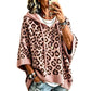 📢📢50%Rabatt!!!🎉✨Gestrickter Hoodie mit Leopardenmuster für Damen