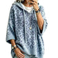 📢📢50%Rabatt!!!🎉✨Gestrickter Hoodie mit Leopardenmuster für Damen