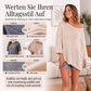 Bequemes, kuscheliges Strickoberteil mit Rundhalsausschnitt für Damen