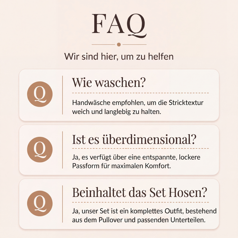 Bequemes, kuscheliges Strickoberteil mit Rundhalsausschnitt für Damen