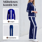 Zweiteiliger Trainingsanzug im Color-Block-Design für Damen