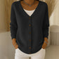 Legere gesteppte Damenjacke mit Knopfleiste