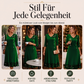 Elegantes Paillettenkleid mit V-Ausschnitt für Damen