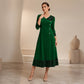 Elegantes Paillettenkleid mit V-Ausschnitt für Damen