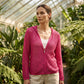 🌸☀️ 2026 Damen Open-Knit-Zip-Cardigan | Leichter Longsleeve-Pullover mit Hohleffekt für Frühling & Sommer