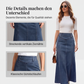 🎁Neuheiten 2026 mit 50 % RABATT👗Damen-Maxirock aus Denim – Hoher Bund & A-Linien-Schnitt