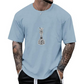 📢📢50%Rabatt!!!🎉👕 Herren Schachmotiv-Crewneck-T-Shirt – Modisches Grafik-Design, weiche Baumwolle & bequemer Schnitt | Perfekt für Alltag, Freizeit & urbane Styles – Jetzt -50%!
