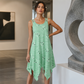 📢📢50%Rabatt!!! 🍃 Leger ärmelloses Damenkleid mit asymmetrischem Saum