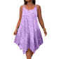 📢📢50%Rabatt!!! 🍃 Leger ärmelloses Damenkleid mit asymmetrischem Saum