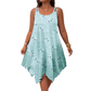 📢📢50%Rabatt!!! 🍃 Leger ärmelloses Damenkleid mit asymmetrischem Saum