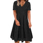 📢📢50%Rabatt!!!👗Elegantes Spitzenkleid mit V-Ausschnitt für Damen✨✨
