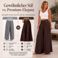 Weite, fließende Wide-Leg-Hose für Damen