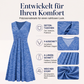 📢📢50%Rabatt!!!👗Ärmelloses Damen-Kleid in Übergrößen mit V-Ausschnitt