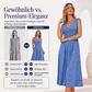 📢📢50%Rabatt!!!👗Ärmelloses Damen-Kleid in Übergrößen mit V-Ausschnitt