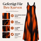 📢📢50%Rabatt!!!🎉✨Ärmelloses gestreiftes Kleid für Damen in Übergröße