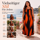 📢📢50%Rabatt!!!🎉✨Ärmelloses gestreiftes Kleid für Damen in Übergröße