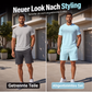 📢📢50%Rabatt!!!🎉✨Zweiteiliges Set für Herren: Freizeit-T-Shirt und Shorts