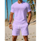📢📢50%Rabatt!!!🎉✨Zweiteiliges Set für Herren: Freizeit-T-Shirt und Shorts