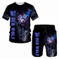 📢📢50%Rabatt!!!🎉✨Herren Freizeit-Set mit Tiermotiv: T-Shirt und Shorts