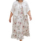 🔔 Letzte 100 Stück – solange der Vorrat reicht! Damen Maxikleid mit Blumenmuster im Set mit kurzer Jacke