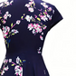 👗🌼Nur kurze Zeit – 50 % Rabatt！💖Elegantes bedrucktes Damenkleid mit Taschen