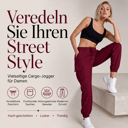 📢🎉50%Rabatt!!!🛍️✨ Legere Cargohosen für Damen mit Kordelzug im Bund