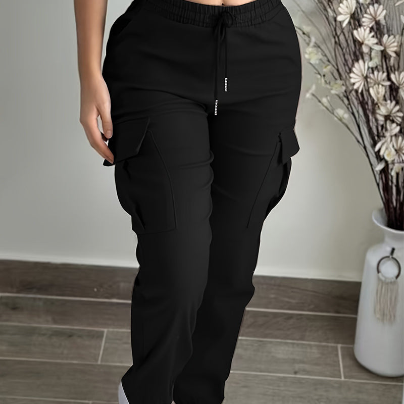 📢🎉50%Rabatt!!!🛍️✨ Legere Cargohosen für Damen mit Kordelzug im Bund