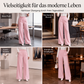 📢📢50%Rabatt!!!🎉🧧 Aktionspreis = halber Preis – ein Schnäppchen! Elegante hochtaillierte Weithosen für Damen