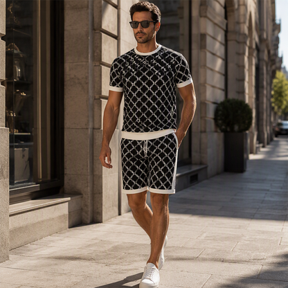 🏆 Verkaufsschlager – jetzt halber Preis! Herren-Freizeit-Oberteil & Shorts im 2er-Set