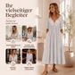 📢📢50%Rabatt!!!🎉✨Damen V-Ausschnitt Knopf-Plisseekleid