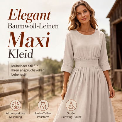📢📢50%Rabatt!!!🎉✨Legeres Freizeitkleid für Damen mit taillenbetonendem Zug