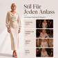 📢📢50%Rabatt!!!🎉✨Elegantes Samtkleid mit Wasserfallkragen für Damen