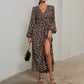 🌸 Maxikleid mit V-Ausschnitt & Schlitz – Leichter Stoff, fließender Fall & vielseitig kombinierbar – Ideal für warme Tage & festliche Anlässe versandfrei