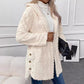 📢📢50%Rabatt!!!🎉✨Damen warme Jacke mit Kapuze und Rautenmuster