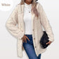 📢📢50%Rabatt!!!🎉✨Damen warme Jacke mit Kapuze und Rautenmuster