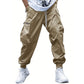 📢📢50%Rabatt!!!🎉✨Herren lässige lockere Vintage-Jogger-Hose mit aufgesetzten Taschen